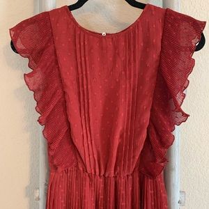 Zara Dress- Ruffles and Pleats